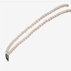Sale! Double strand twist White Pearl Headband New